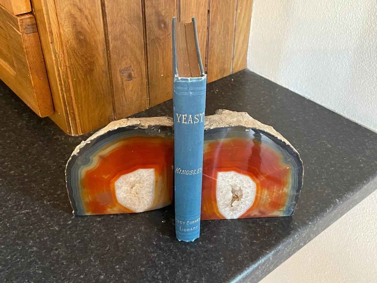Agate Stone Book ends - Image 1
