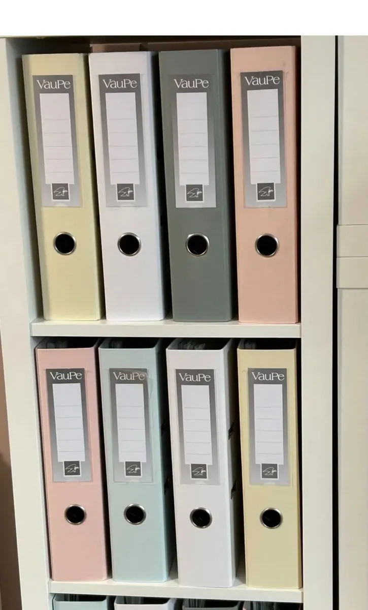 15x Folders Pastel Colours - Image 1