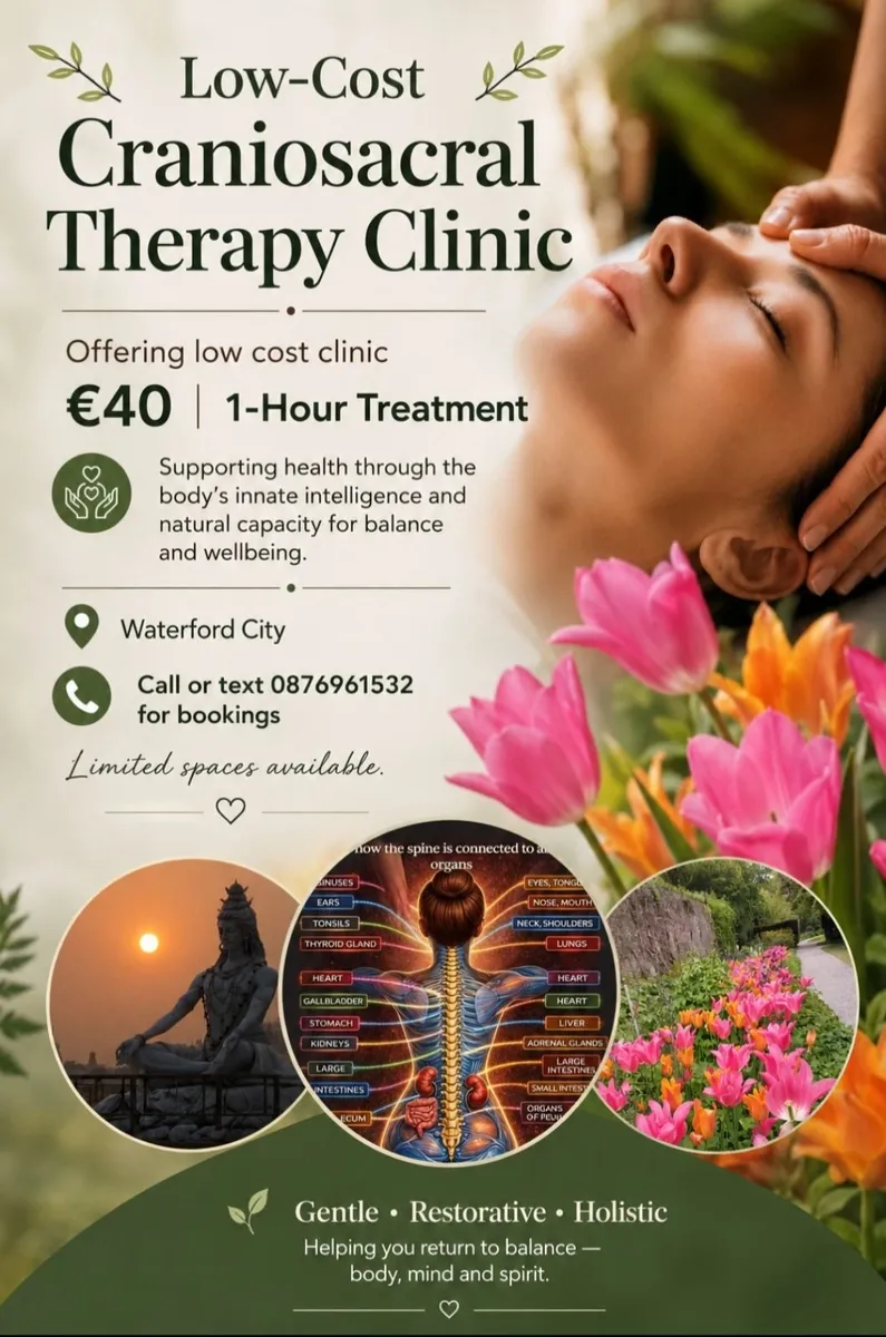 Affordable Craniosacral Therapy – Waterford City - Image 2