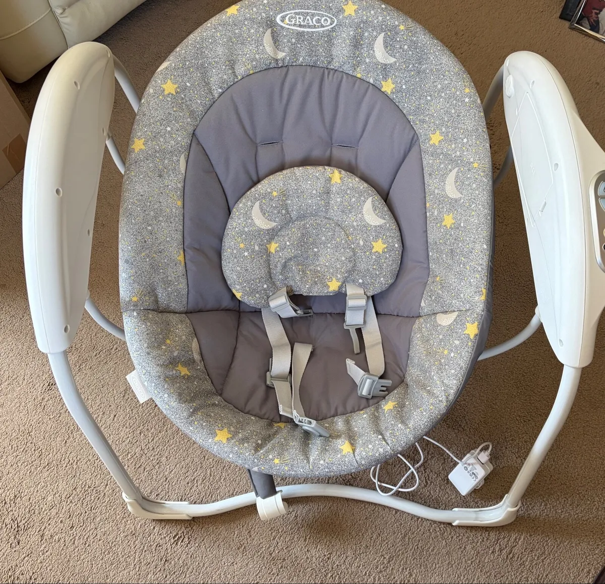 Graco Glider Lite Baby Swing Stargazer - Image 1