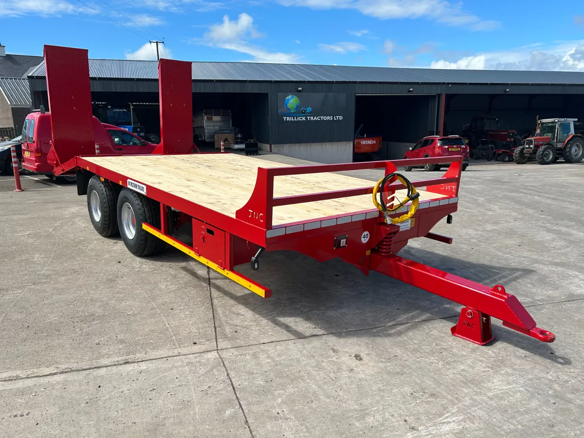 New 8 Tonne / 18FT JNC Low Loader C/W Bale Wedge - Image 1