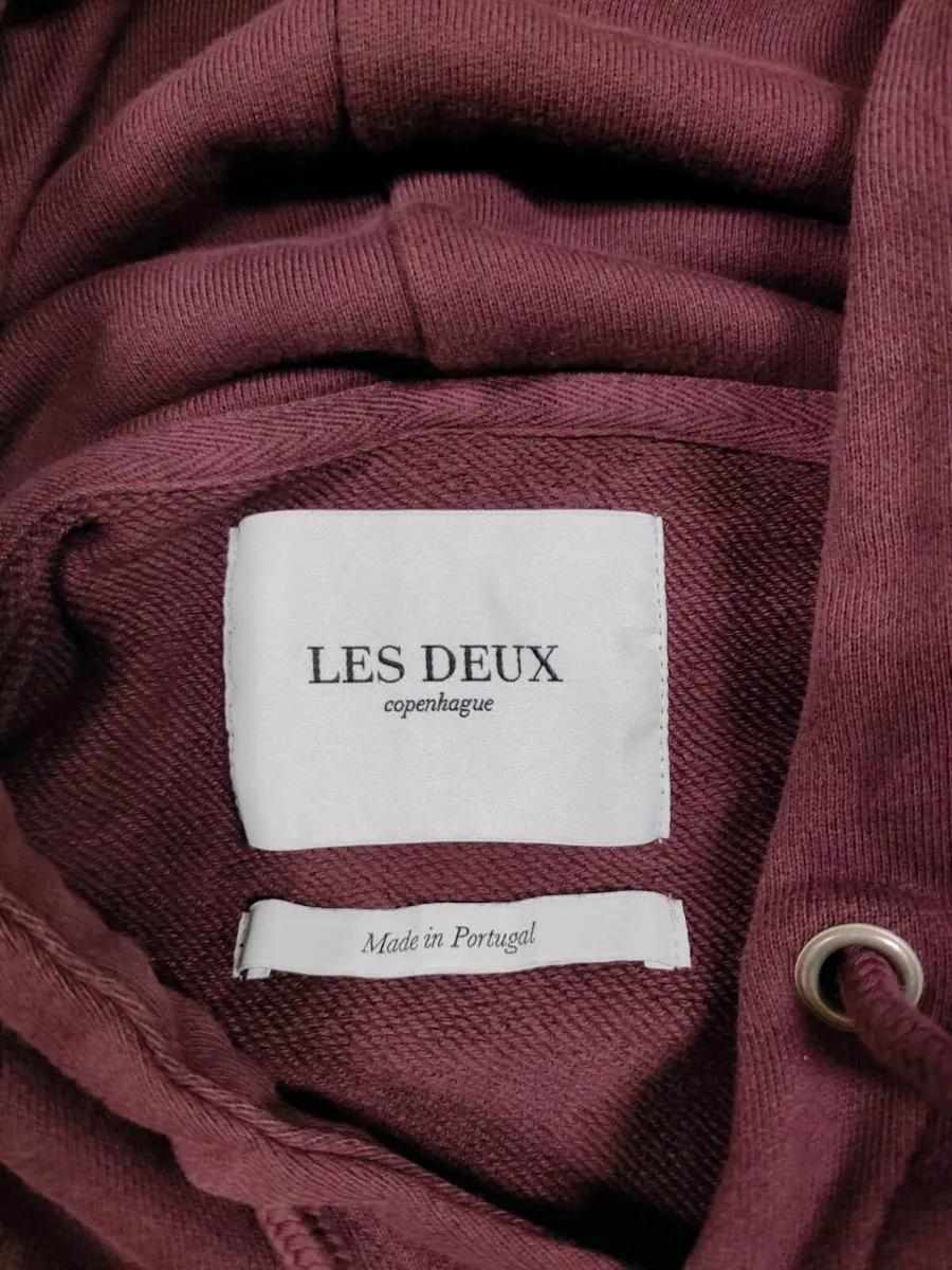 Les Deux Copenhague Cotton Hoodie Mens Medium - Image 4