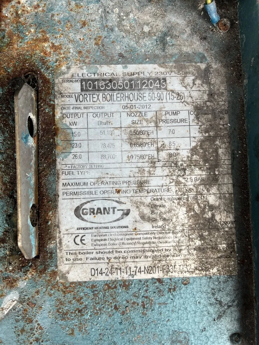 Grant Boiler house condensing boiler - Image 2