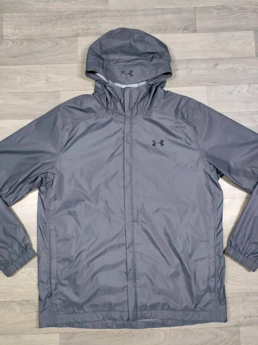Under Armour Waterproof Rain Jacket Mens Large - Image 2
