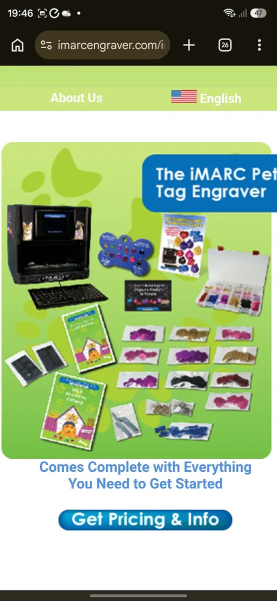 Pet id tag engraving machine - Image 2