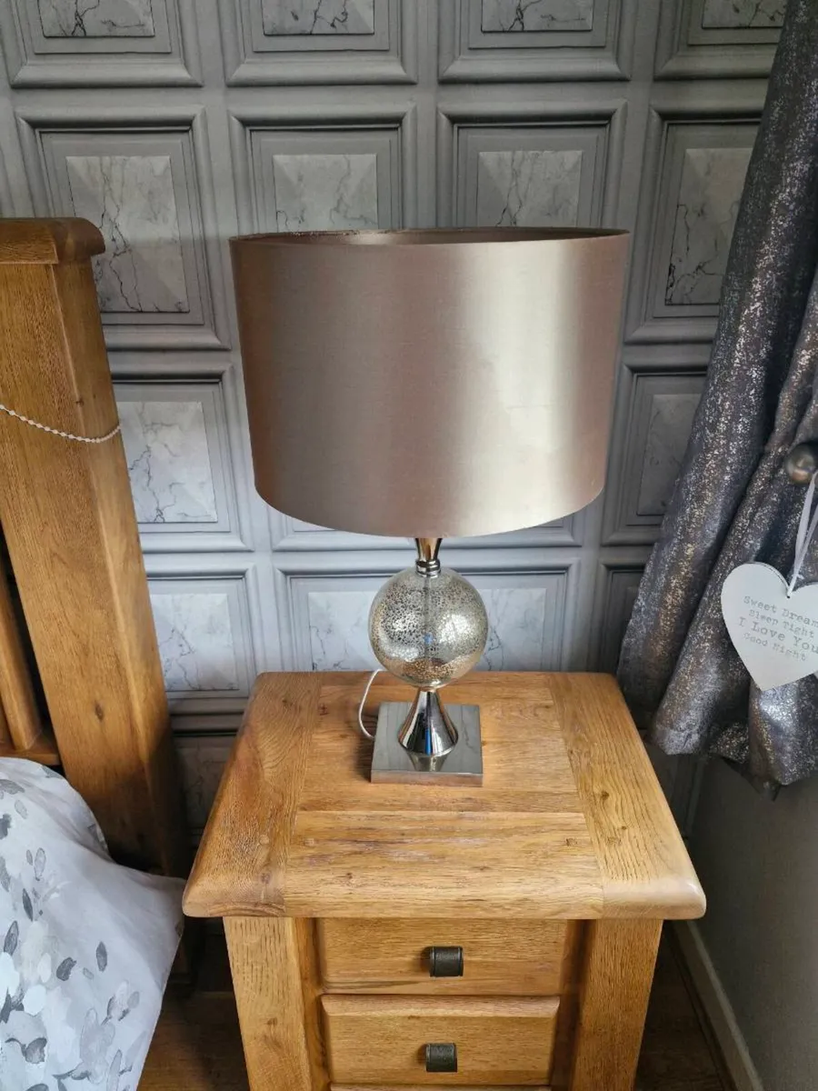 Bedide lamps, nest of tables - Image 1