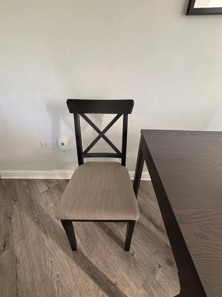 IKEA Extendable Dining Table + 2 Chairs – Great Co - Image 3