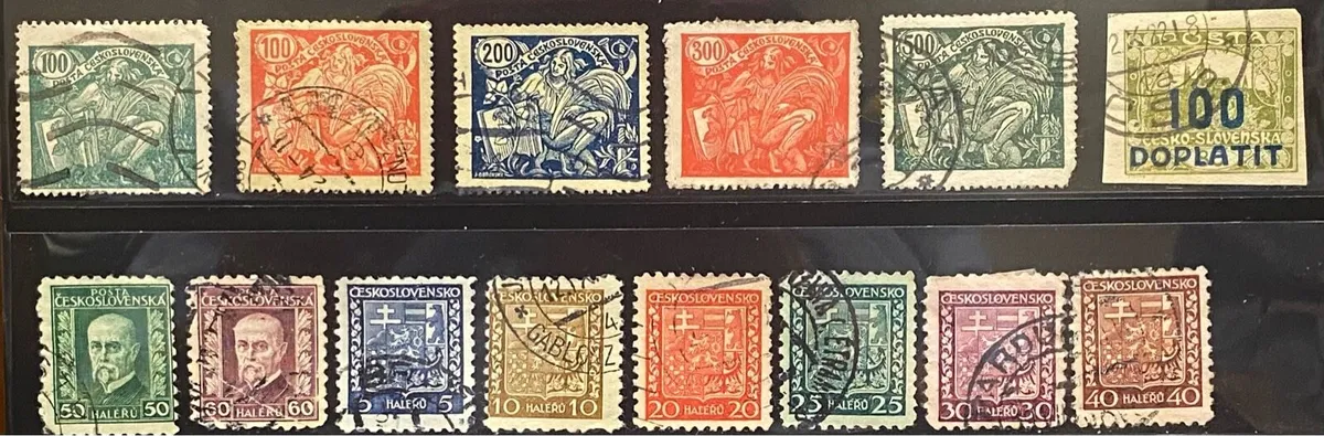 Czechoslovakian stamp lot - Image 3
