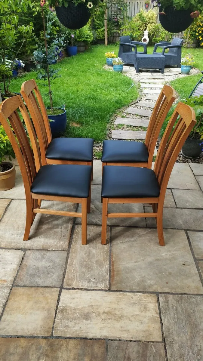 4 kitchen dining chairs - Image 3