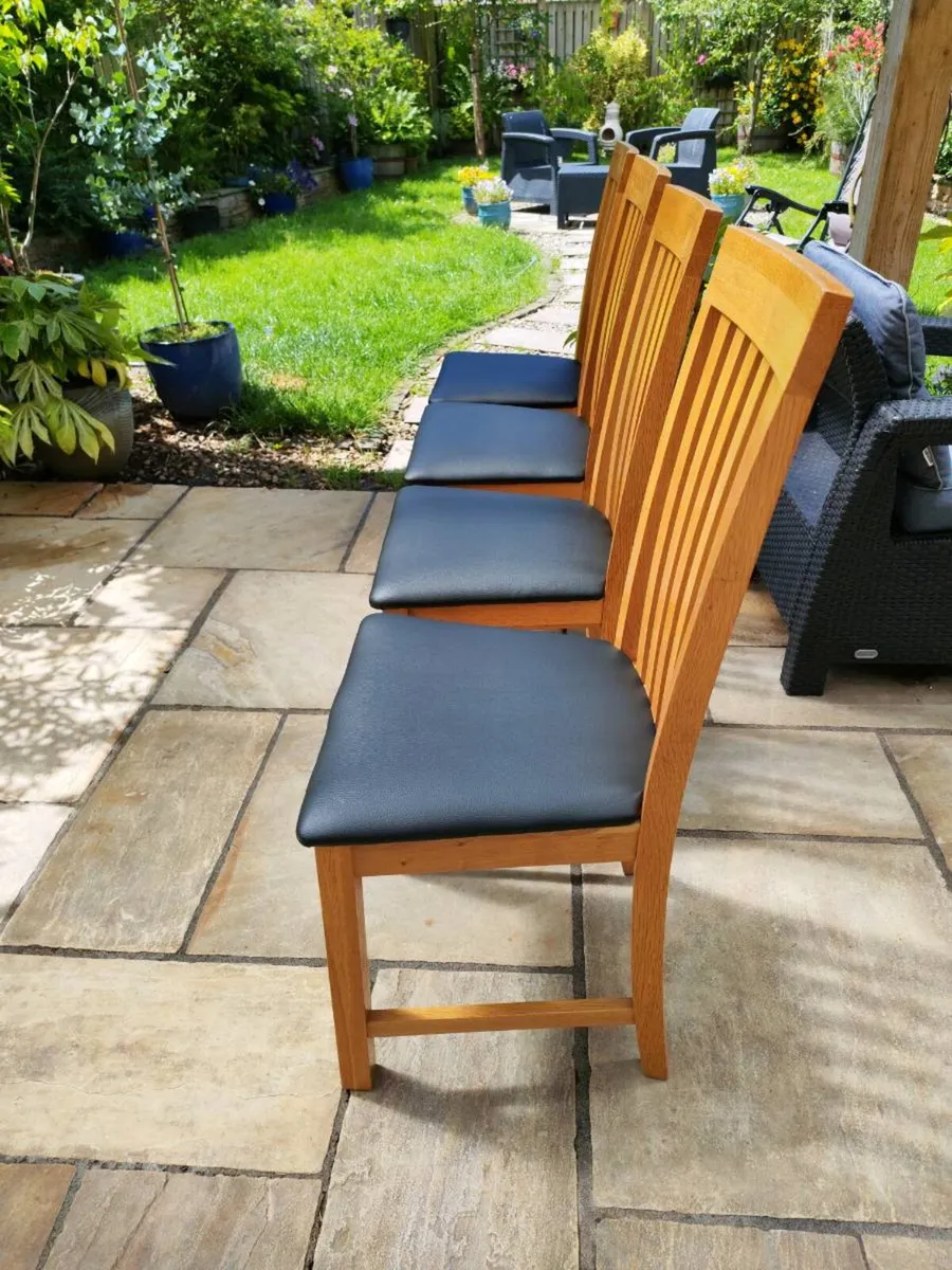 8 kitchen dining chairs - Image 2