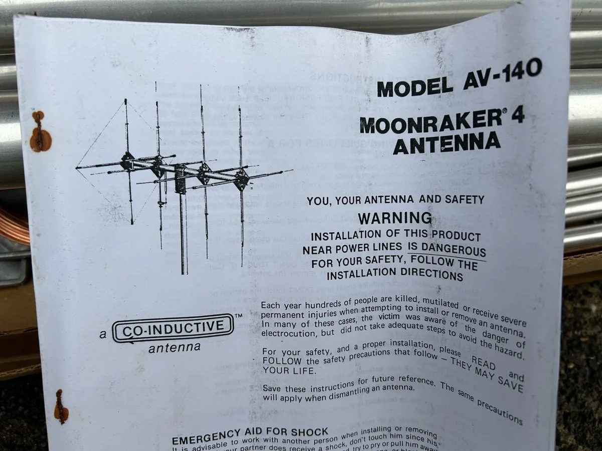 CB & ham radio moonraker 4 antenna new new - Image 1