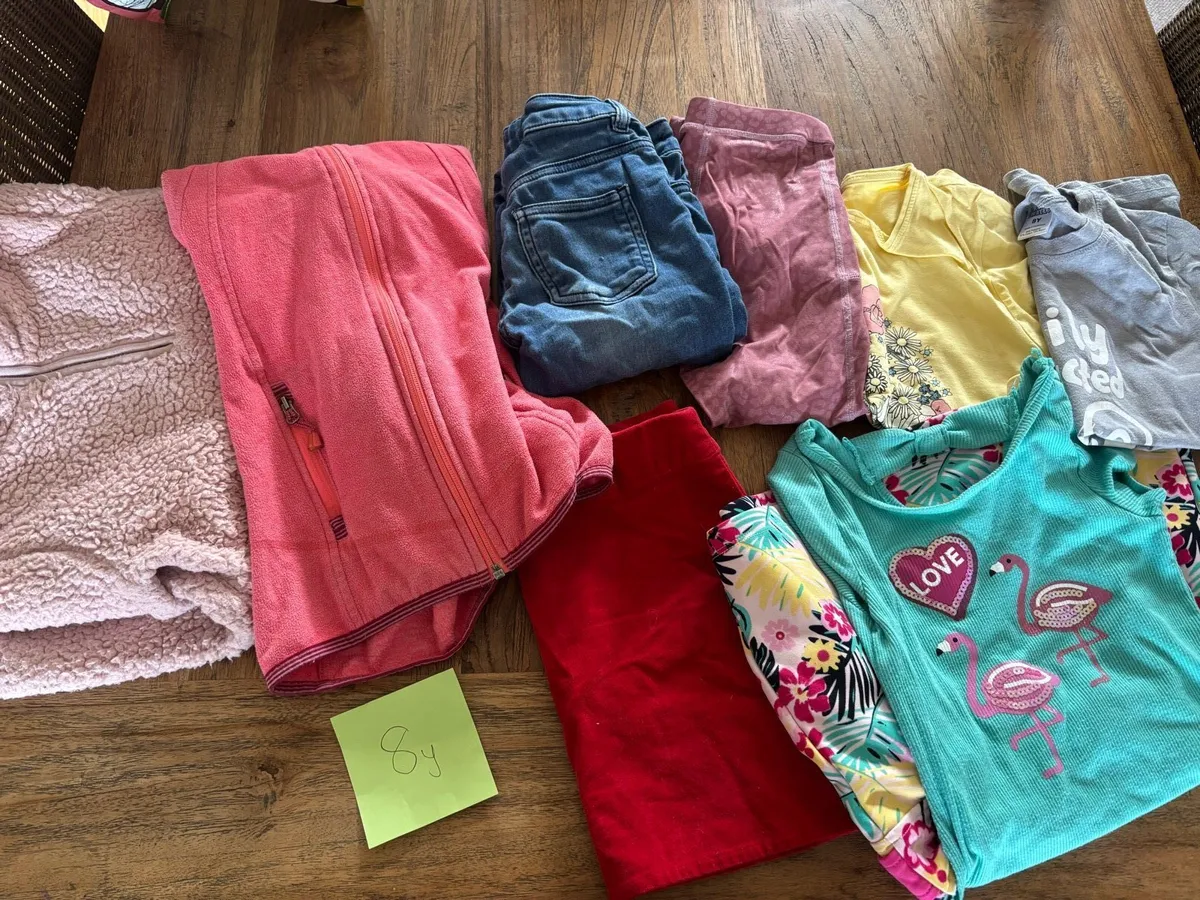 Girls clothes lot age 8
