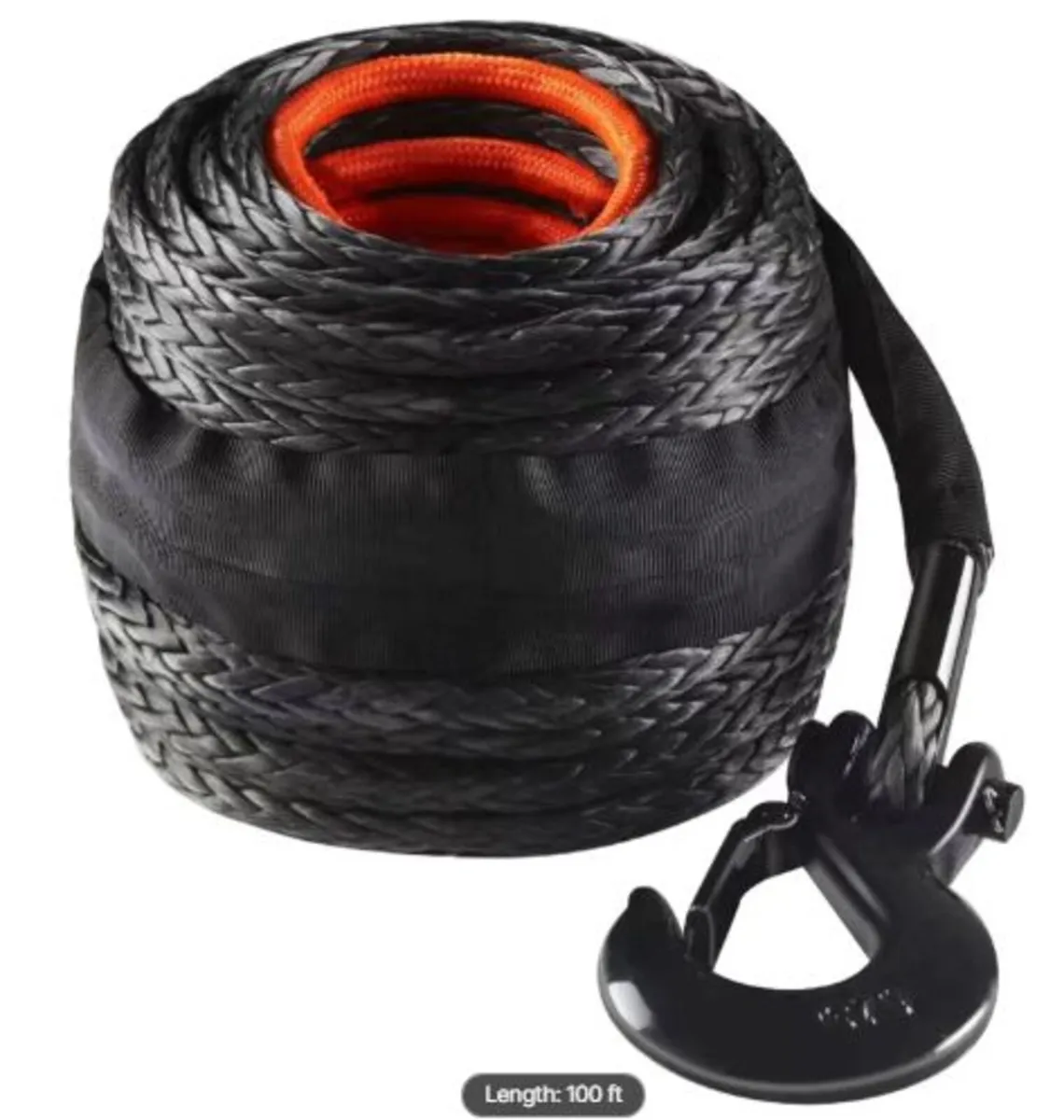 Synthetic Winch Rope, 9.5 mm x 30.48 m 12,020 kg - Image 3