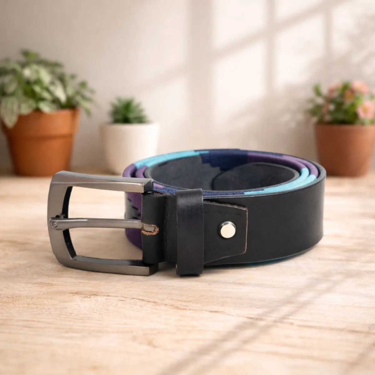 Genuine Leather Polo Belt Premium Multi-Color Belt - Image 3