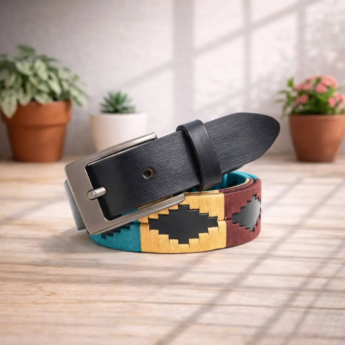 Genuine Leather Polo Belt Premium Multi-Color Belt - Image 3