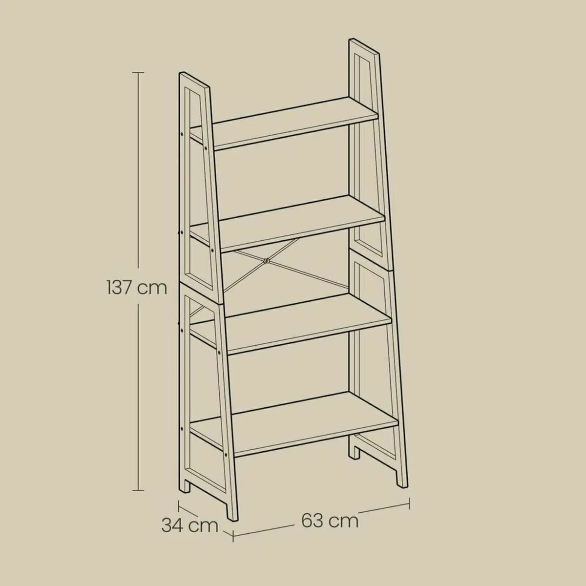 2 x NEW Bookcase Display Units - Image 3