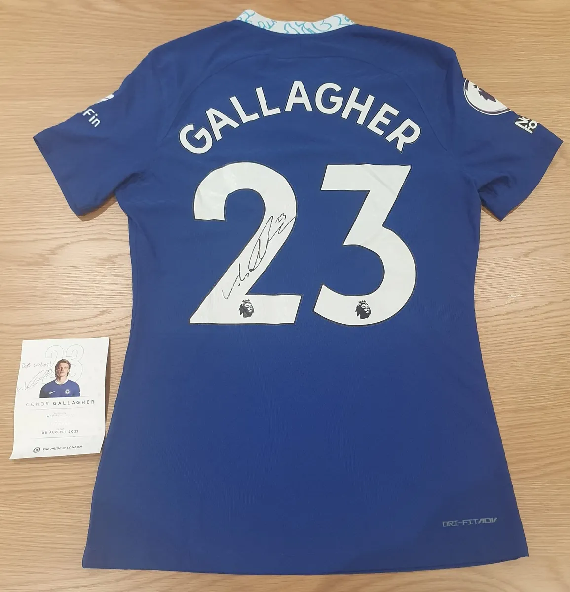 Chelsea shirt - Signed by Conor Gallagher - Image 1