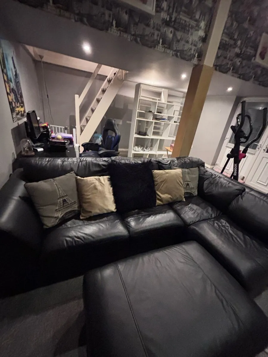 Leather Corner Sofa - Image 2