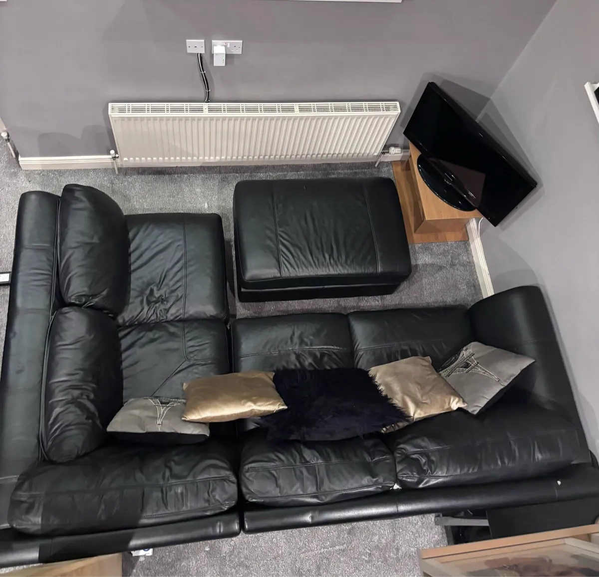 Leather Corner Sofa - Image 3