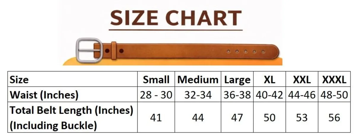 Genuine Leather Belt Classic Handmade Durable Belt - Image 4