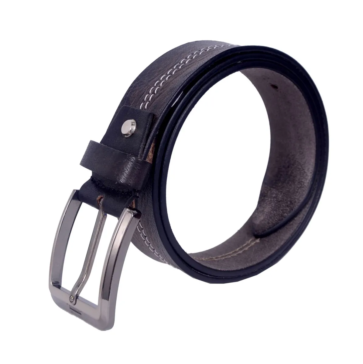 Genuine Leather Belt Classic Handmade Durable Belt - Image 4