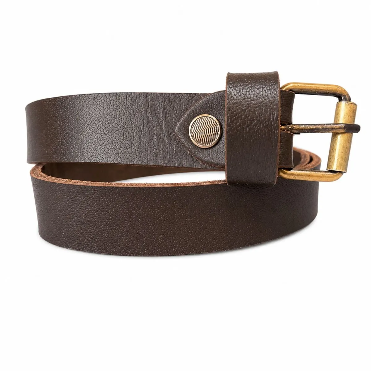 Genuine Leather Belt Classic Handmade Durable Belt - Image 4