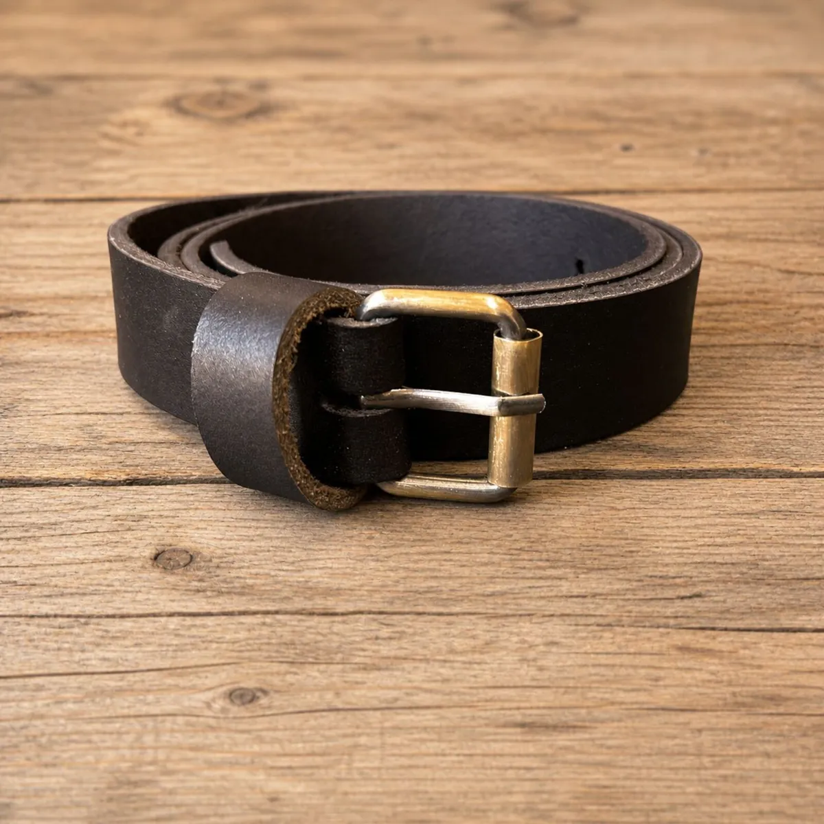 Genuine Leather Belt Classic Handmade Durable Belt - Image 1