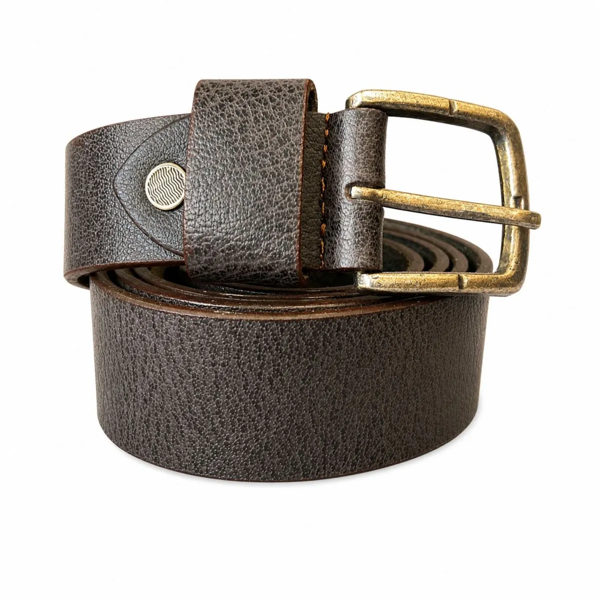 Genuine Leather Belt Classic Handmade Durable Belt - Image 3