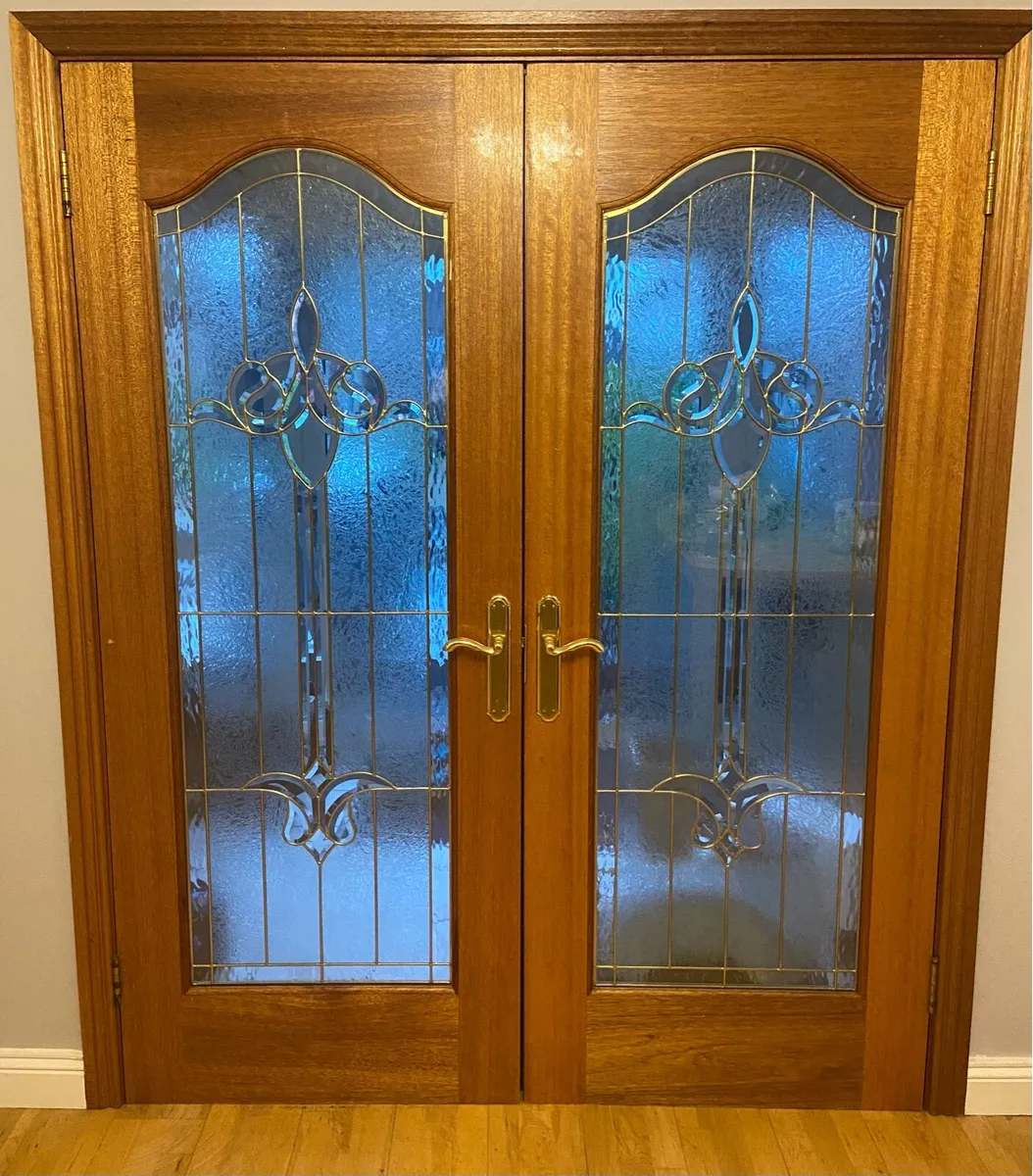 Mahogany doors - Image 1