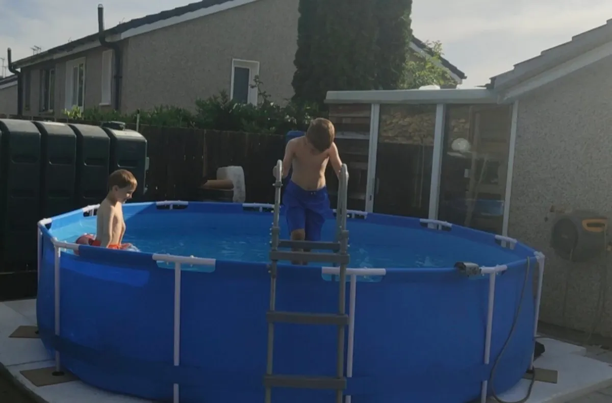 Intex swimming pool