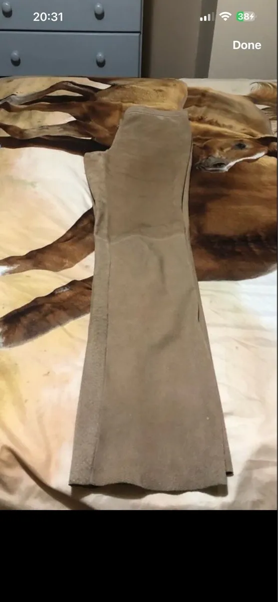 Ladies leather trousers size 10 €15 - Image 1
