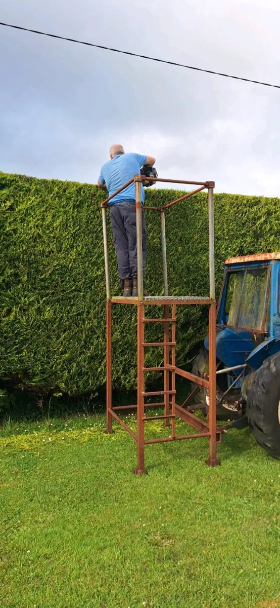3 point linkage hedge trimming platform - Image 1
