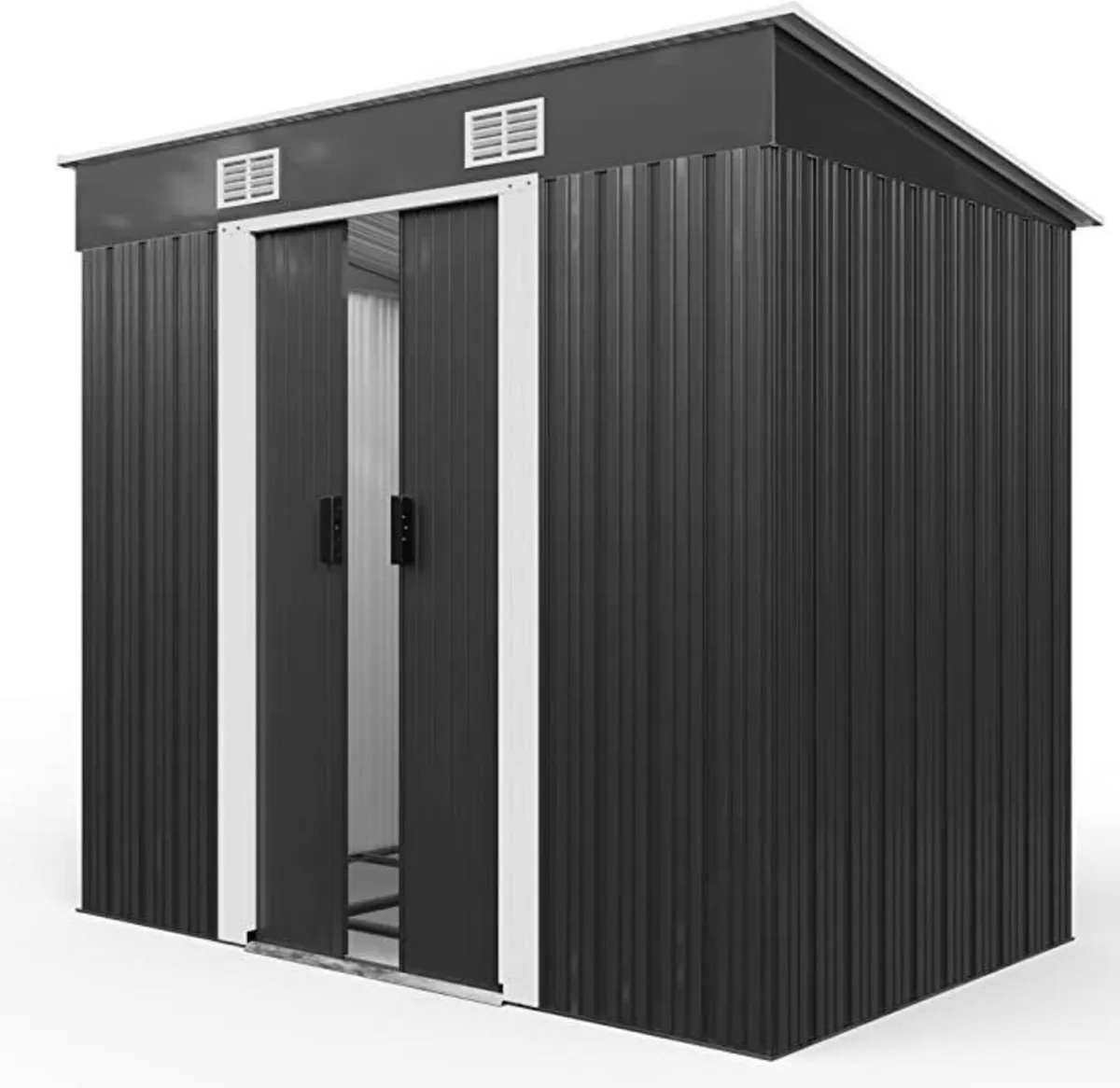Metal Garden Shed – 6.6 ft x 4.1 ft x 6.1 ft (Appr - Image 2