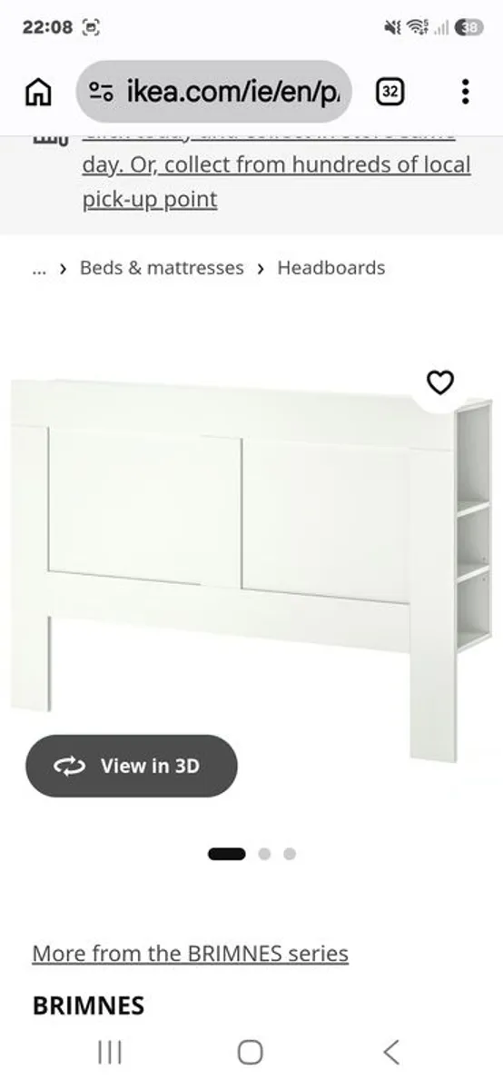 White Headboard - Image 1