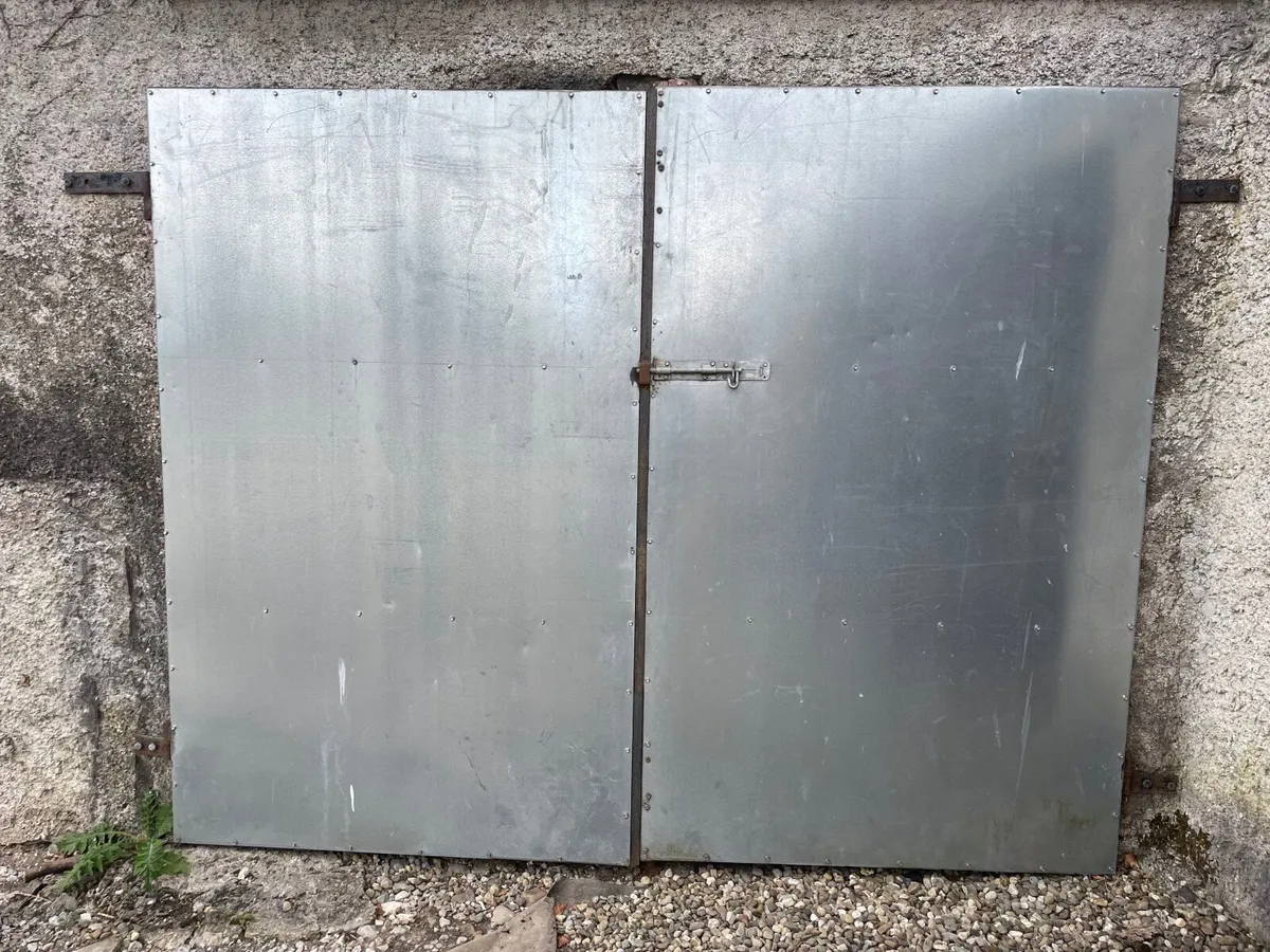 Stainless steel doors