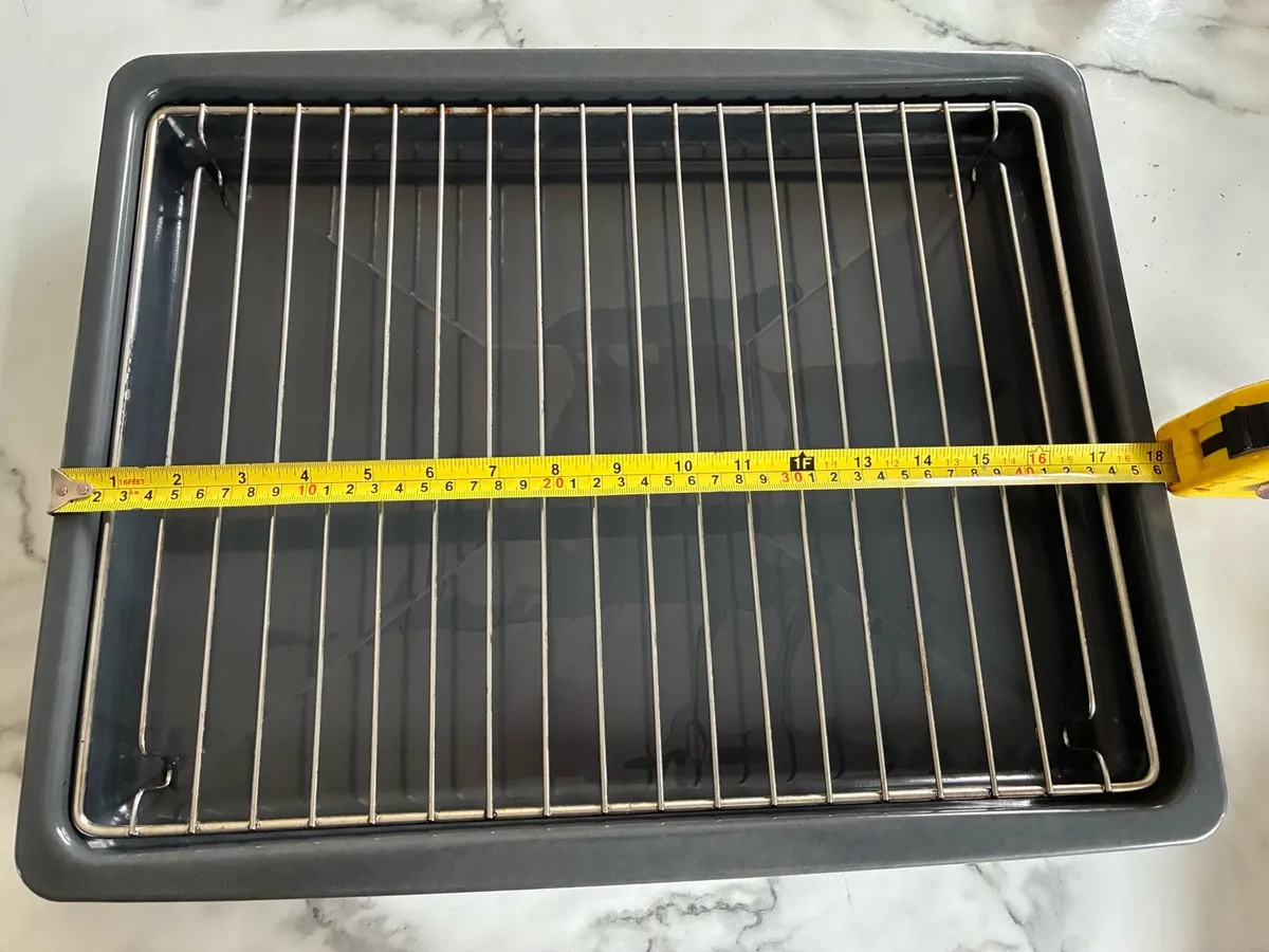 Full width grill pan roasting pan oven cooker - Image 2