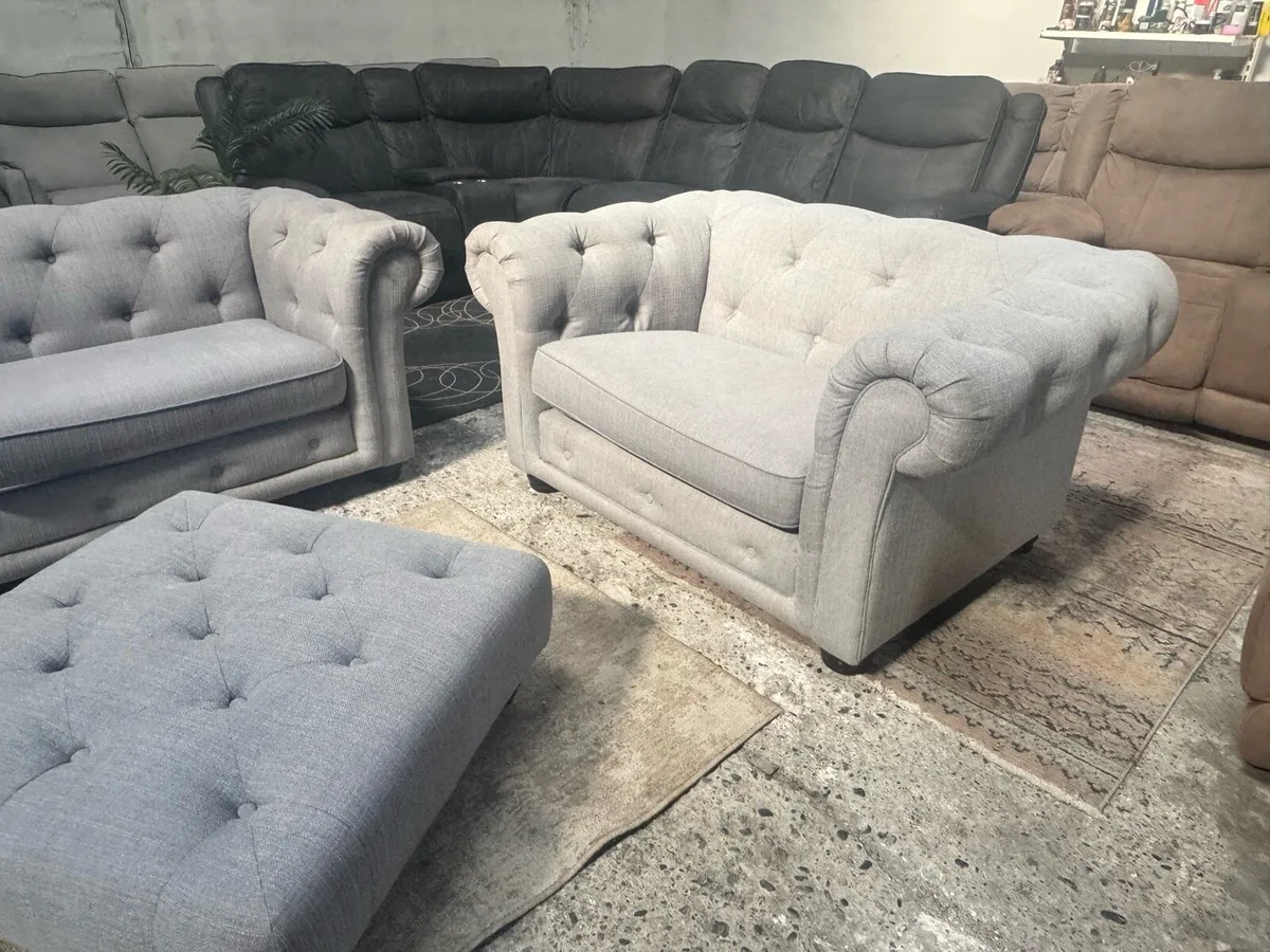 4seater+2seater cuddle chair-footstool - Image 3