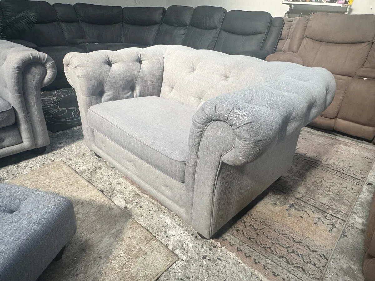 4seater+2seater cuddle chair-footstool - Image 4