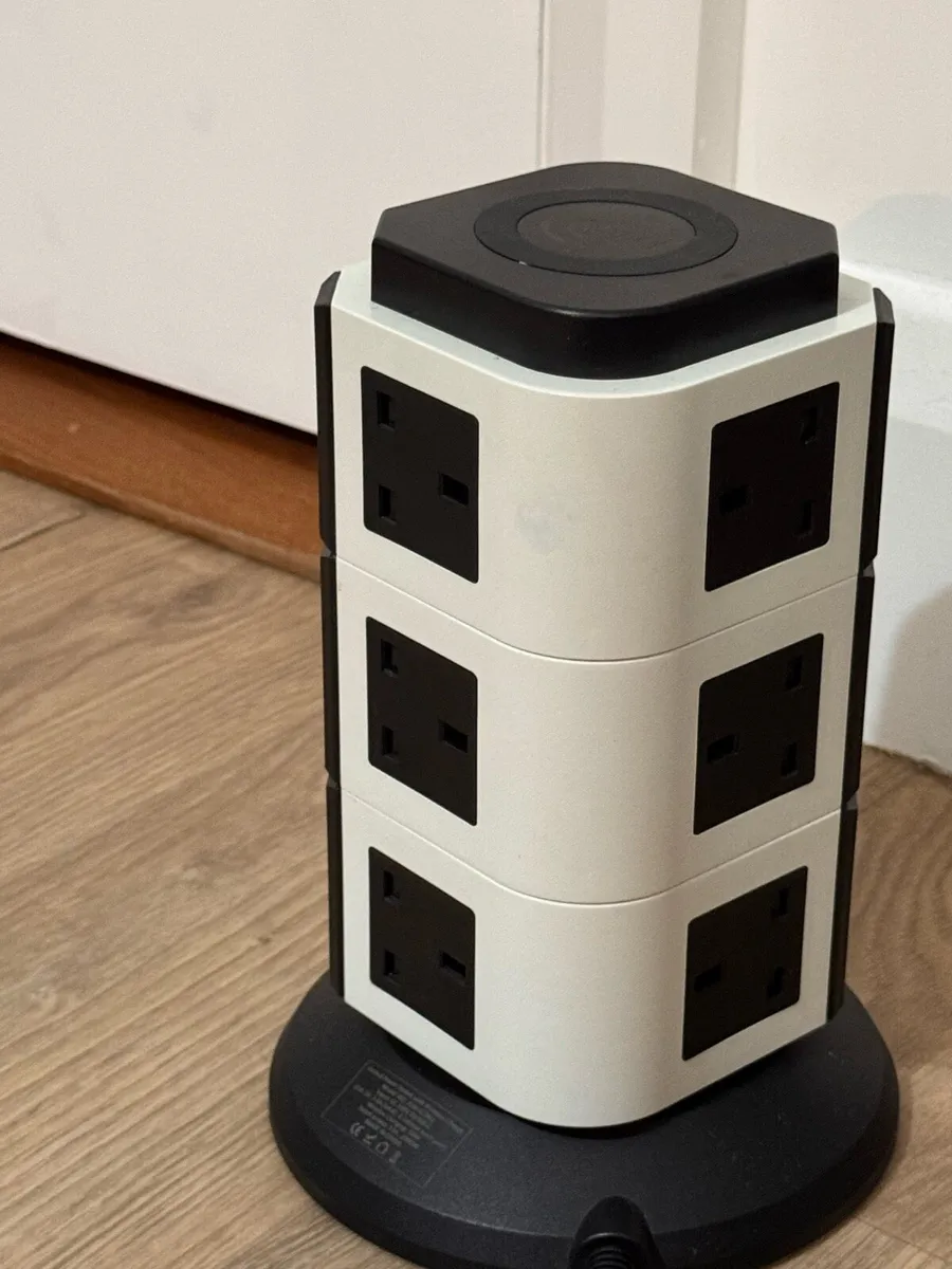 Tower Extension Lead 5m with wireless charger - Image 1