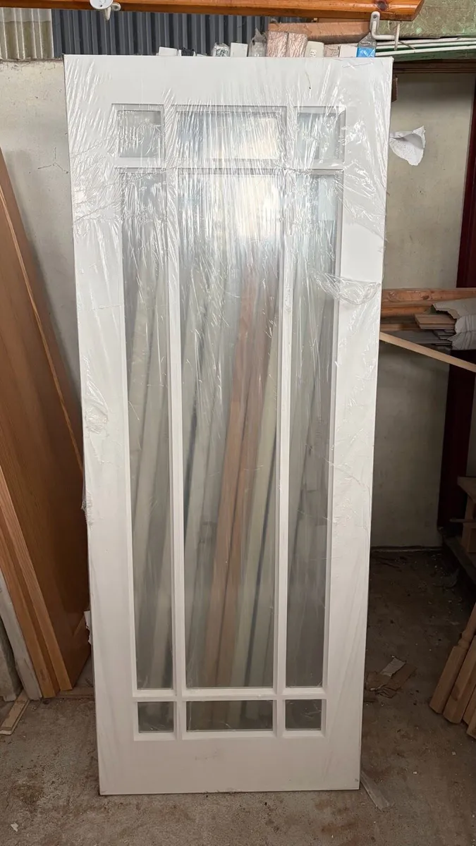 White Primed Glass Doors - Image 4