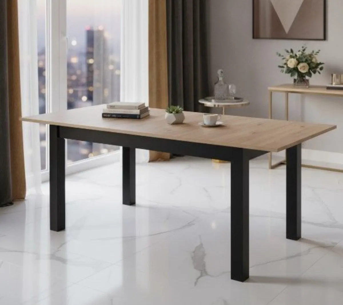 TZ Extendable Dining Table to 170cm - Image 3
