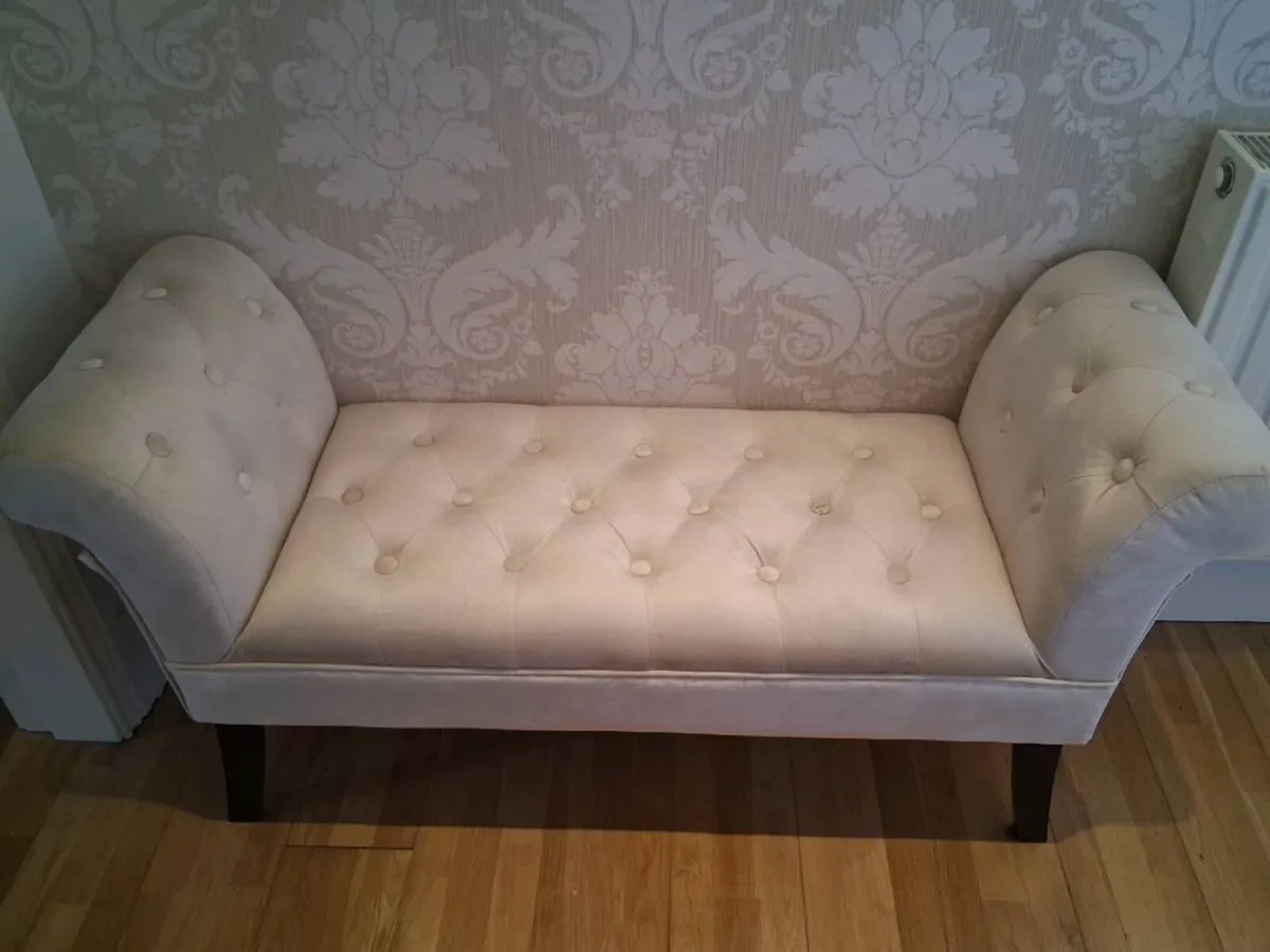 Chaise Lounge Bench Soft Upholstered - Image 2