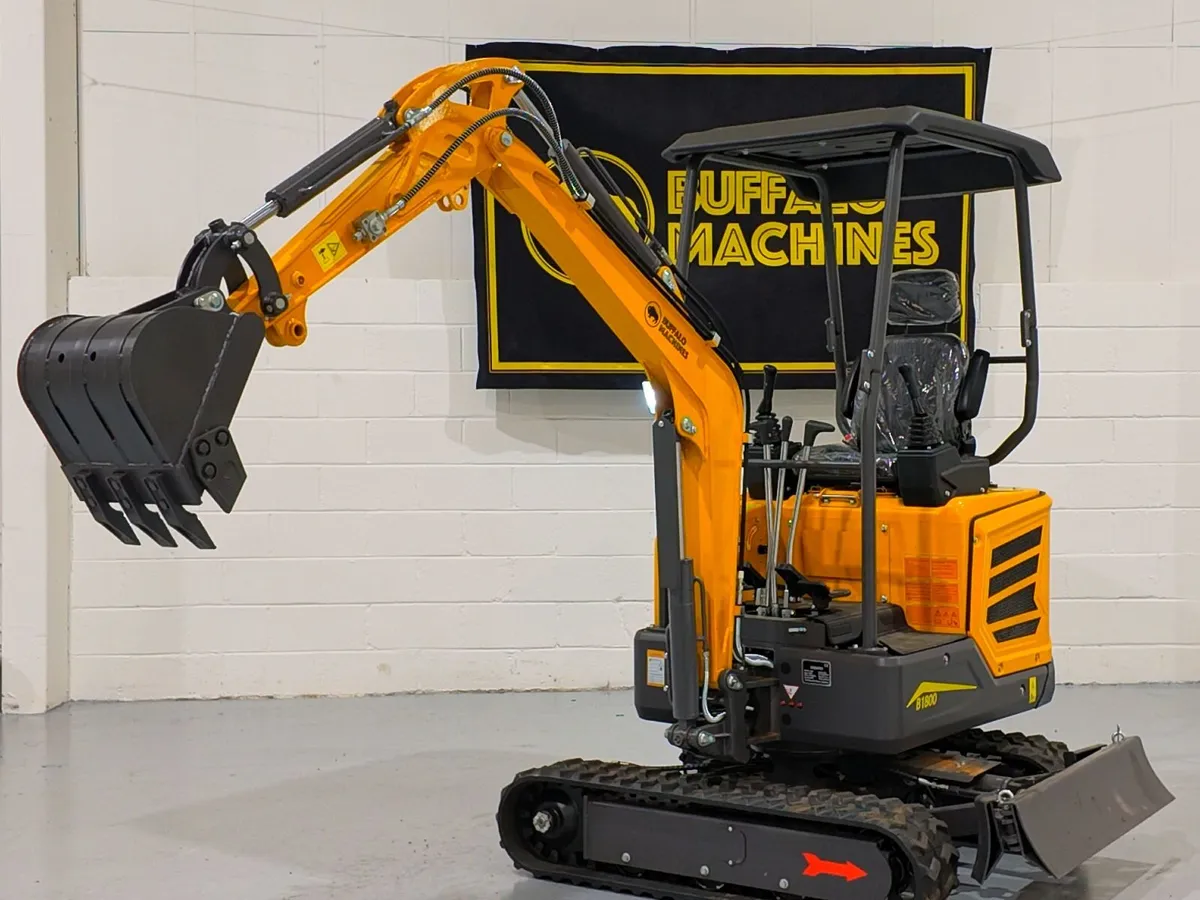 Buffalo Machines B1800 Mini Digger Excavator - Image 3