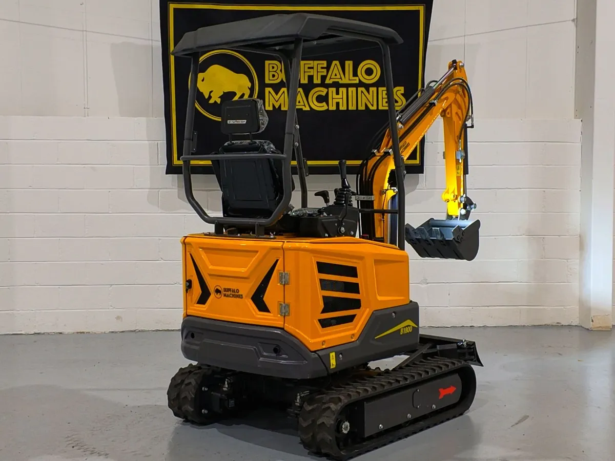 Buffalo Machines B1800 Mini Digger Excavator - Image 4
