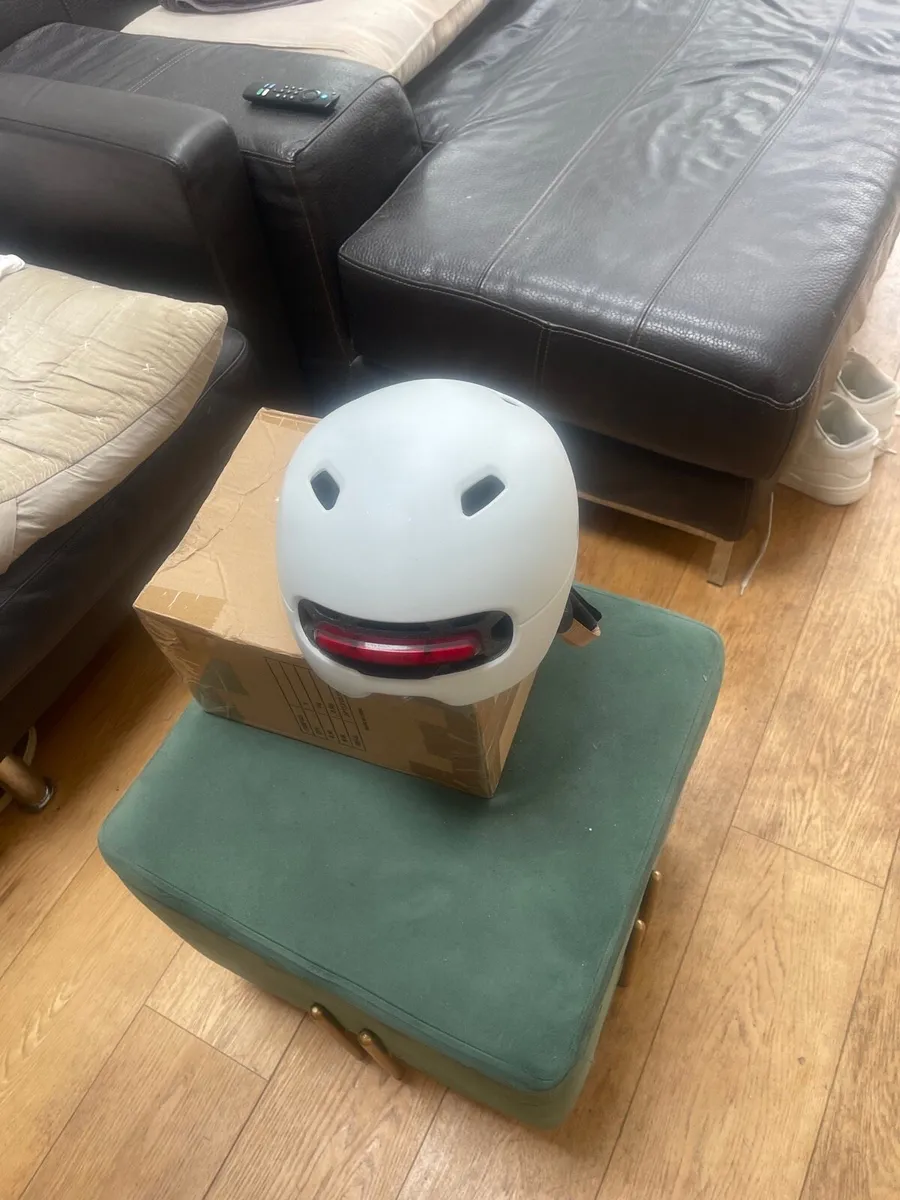 Scooter Helmet Adult with rechargable light - Image 1