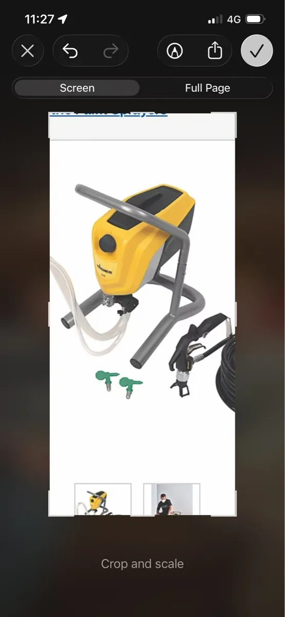 Wagner airless paint sprayer - Image 1