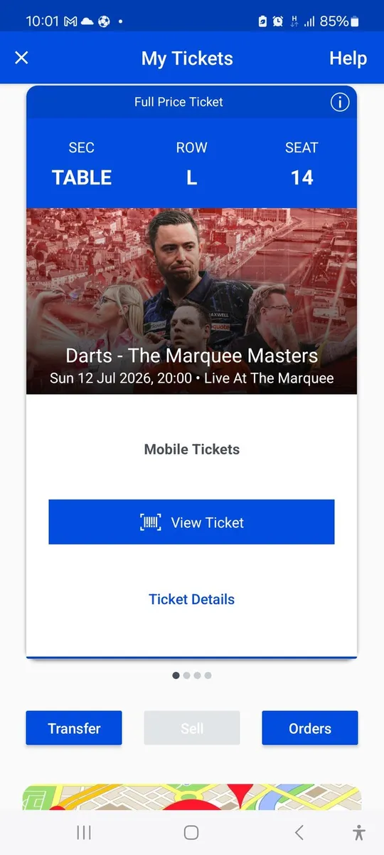 X4 Darts tickets