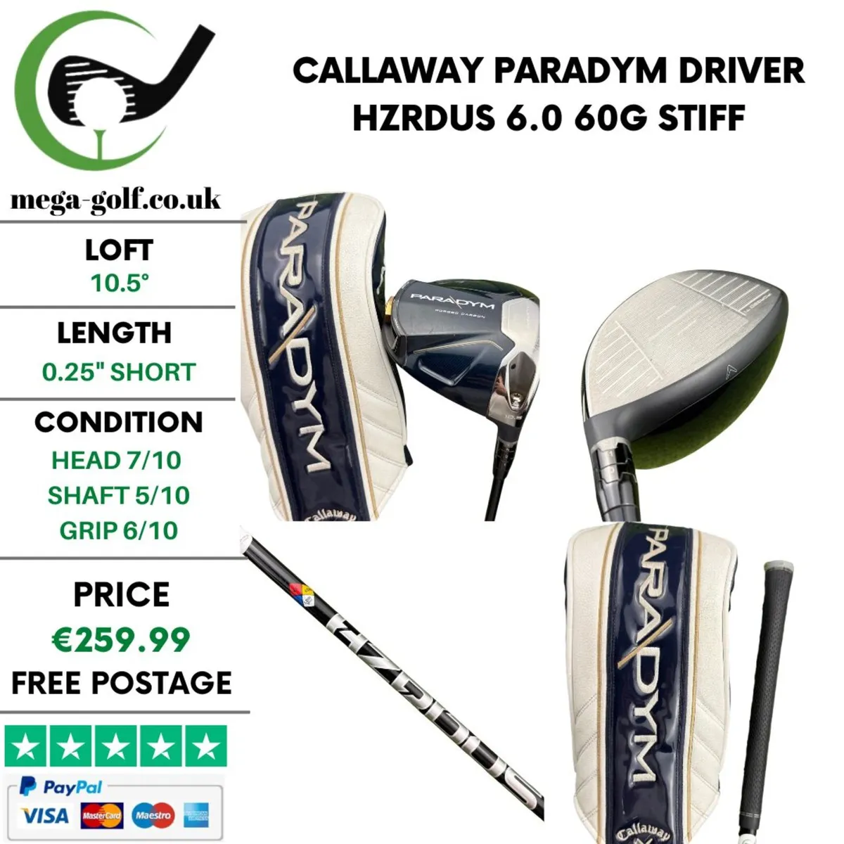 Callaway Paradym Driver / 10.5° / Stiff - Image 1