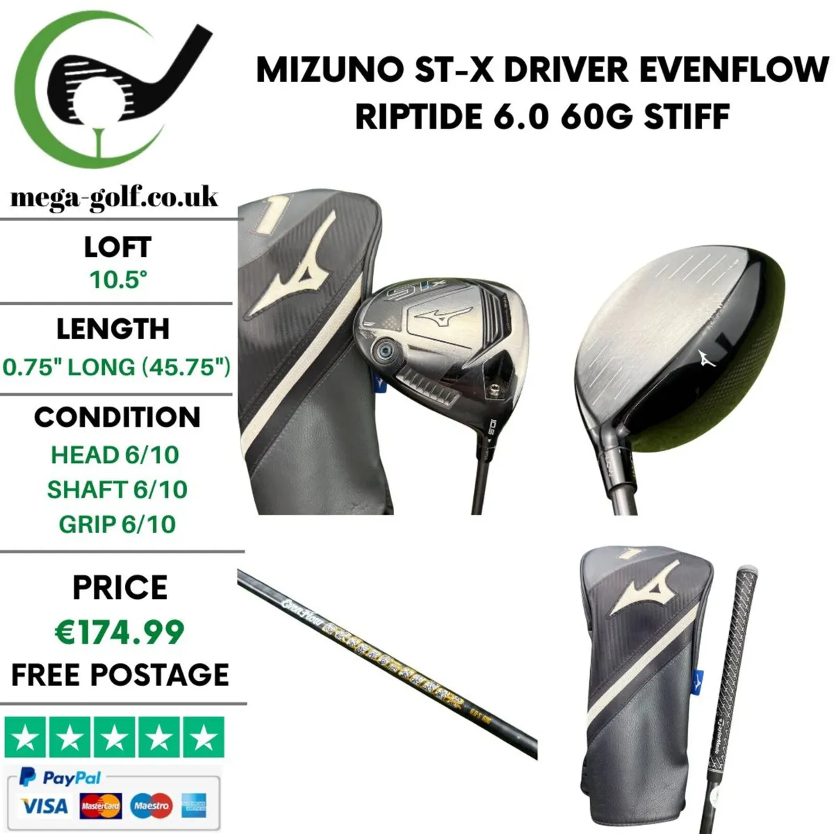 Mizuno ST-X Driver / 10.5° / Stiff - Image 1