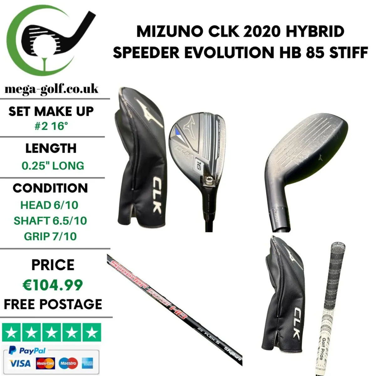 Mizuno CLK 2020 Hybrid / #2 16° / Stiff - Image 1